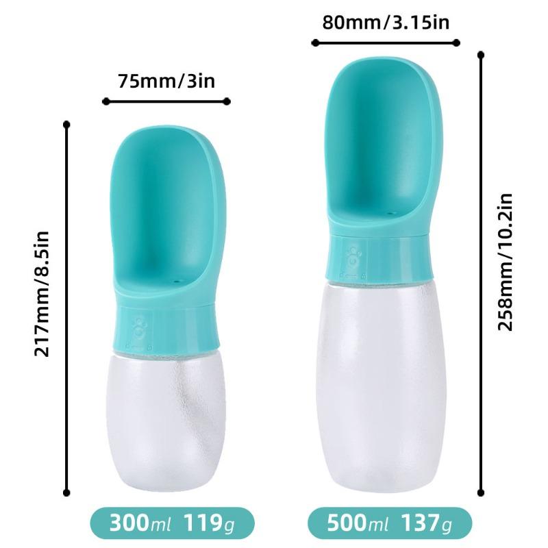 300ml/500ml Portable Pet Water Bottle Suitable for Small and Medium-sized Dogs and Cats Outdoor Travel Dog Portable Drinking Cup