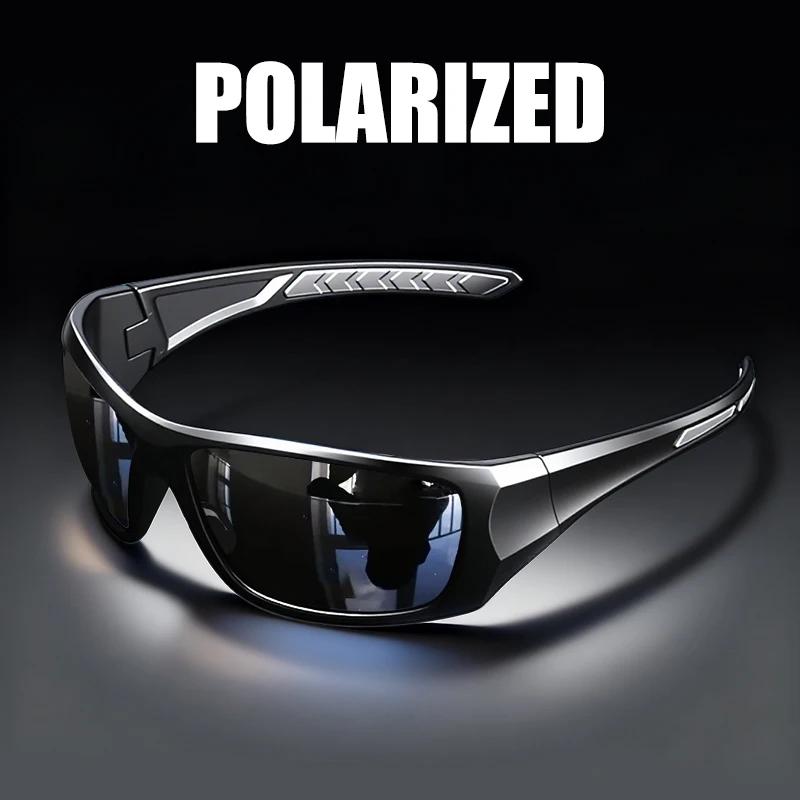 Bai Fen Bai Electronic 3C Men's Windproof Sports Sunglasses - Polarized, Uv400 Protection, Wraparound Design For & Wo-Ideal For Cycling, Running,Fishing