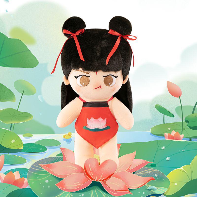 

Nezha Naohai Plush Toy Doll - Simulation Cotton, Claw Machine Doll, Birthday Gift 25 cm