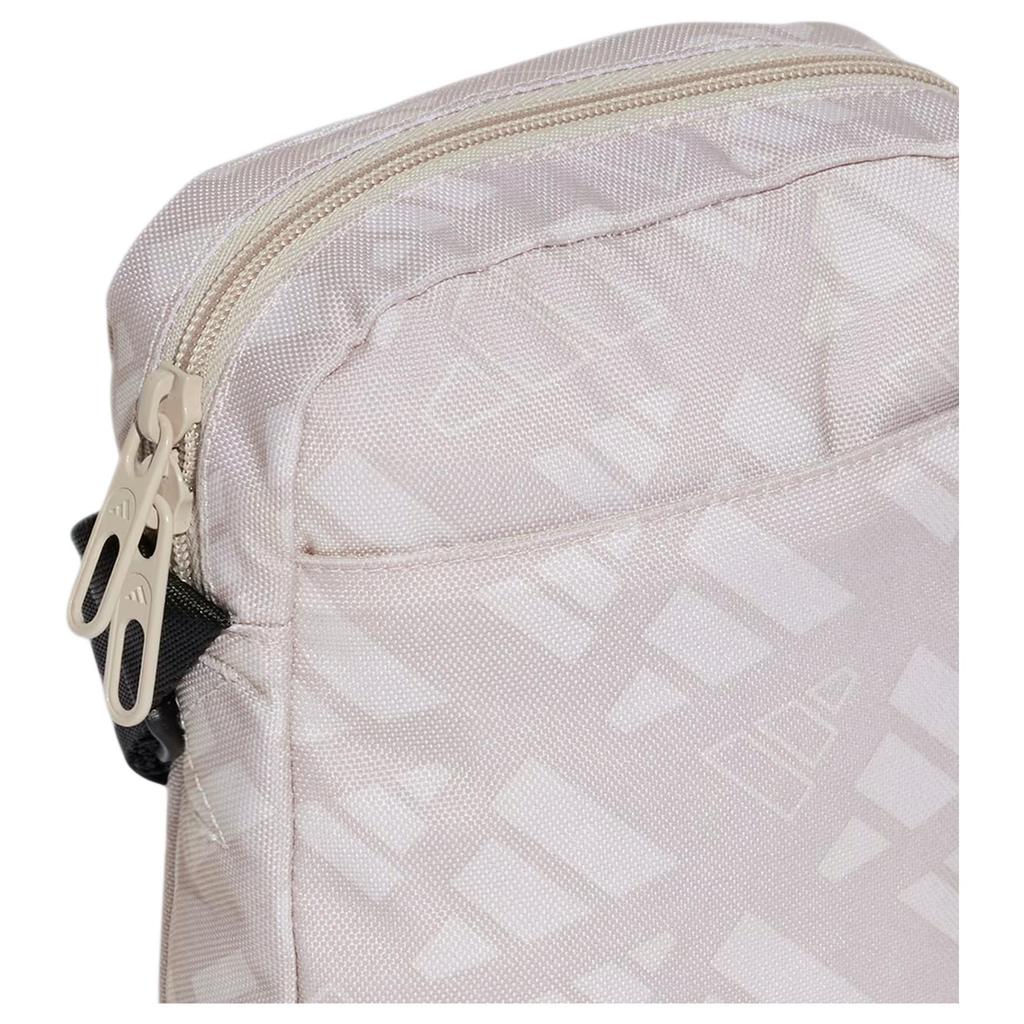 New Adidas Polyester One Shoulder Crossbody Clutch Regular Unisex Aluminum Oxide & Black JG5871