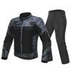 Mens Motorcycle Riding Suit Set Breathable Mesh Long Sleeve Waterproof Off-Road Racing Gear Use