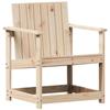 VidaXL Chaise de Jardin, Siège avec Dossier, Chaise à Manger, Fauteuil de Camping, Meuble de Terrasse Patio Extérieur, Bois 832625