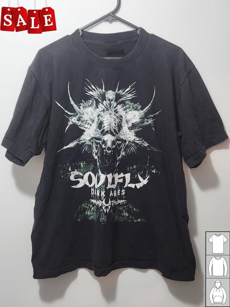 

New Soulfly Dark Ages Christmas Gift Unisex S-5XL Shirt UK94 Unisex T-Shirt M