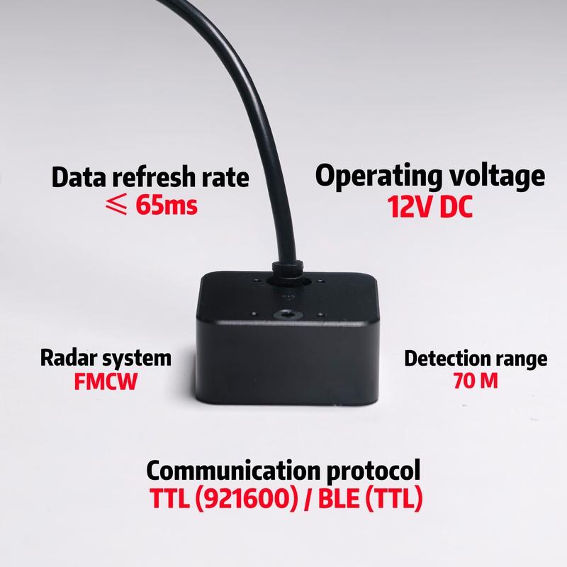 Manufacturer Black BSD500 speed sensor for Vehicle blind spot monitoring of vehicles/motorcycles speed radar