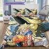Set Copripiumino Trapuntato con Fantasia Cartone Animato Federa Decorazione per la Casa Regalo di Compleanno (1 * copripiumino + 2 * federa, senza nucleo)
