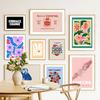 Matisse Flower Market Cat Girl Bird Strawberry Wall Art Canvas Prints Modern Abstract Posters Wall Pictures Room Decor Paintings