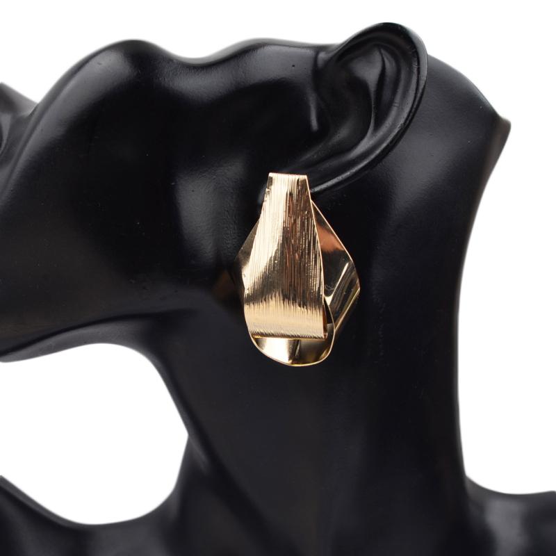 

Нові Металеві Сережки-Підвіски Незвичайної Форми для Жінок Іррегулярні Екзальтовані Золотистого Кольору Геометричні Порожнисті Сережки-Метелики pendientes