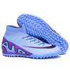 Foreign trade summer new high-top couple football shoes AG long nails TF broken nails student competition training sports football shoes