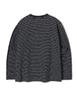 LORES Textured Striped L/S Tee - Navy