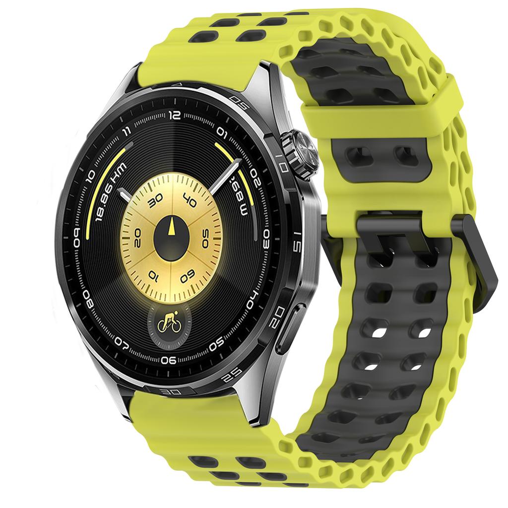 22mm Ocean Silicone Strap for Huawei Watch 5 GT6 Pro GT6 GT5-4-3-2 46mm Bracelet Wristband for Amazfit Bip 6 5 Balance 2 Correa