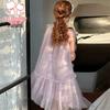 Fulomi Girls' Sweet Mesh Princess Dress