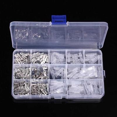 270-teiliges Crimp-Anschlussklemmen-Set für elektrische Drähte, männlich und weiblich