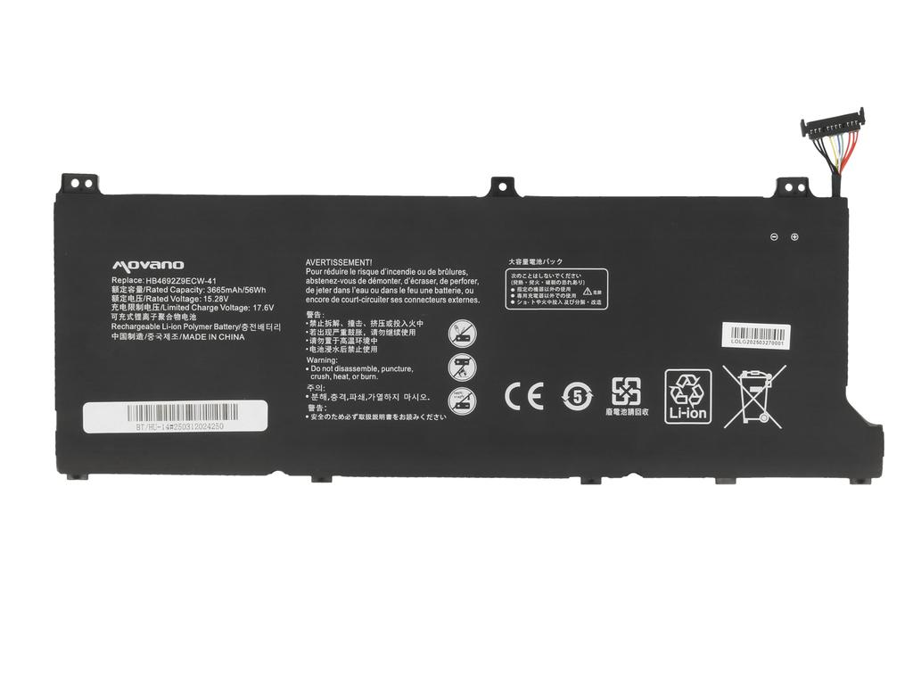 Bateria HB4692Z9ECW-41 do Huawei Honor Magicbook 14 MateBook D14