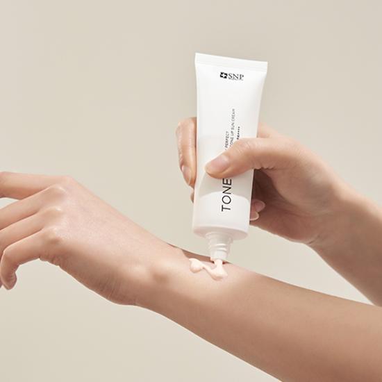 [1+1 Plan] SNP UV Perfect Air Tone-Up Sun Cream Double Plan (50ml+50ml), Korea sunscreen