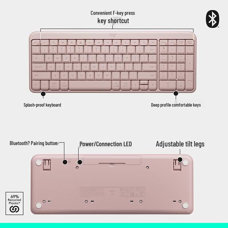 Logitech MK251 Wireless Bluetooth Keyboard and Mouse Combo
