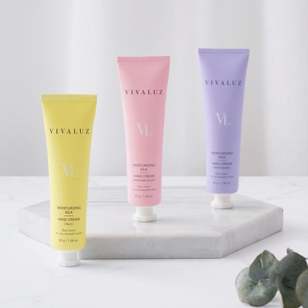 

Vivaluz Moisturizing Silk Hand Cream 3 Types Choose 3 Perfume Ecla x1+Number 5 x1+White Musk x1
