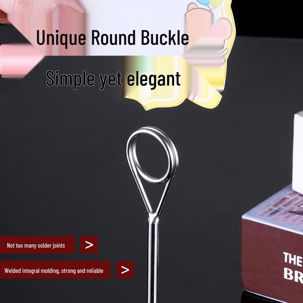 Stainless Steel Table Card Holder - Menu, Seat Number, Business Card Clip for Restaurant, Wedding, Banquet, Hotel.