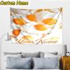 Custom Name Egg Yolk Delight Tapestry Room Decoration Wall Hanging for Living Room Bedroom, dormitory, Birthday and Christmas gifts