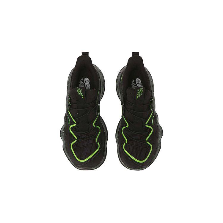 Li Ning Leuchtet im Dunkeln Sportschuhe Freizeit Schuhe Kinder Sneaker Schwarz YKCS134-5