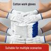 Langlebige rutschfeste Baumwollgarn-Handschuhe für Bau und Wartung