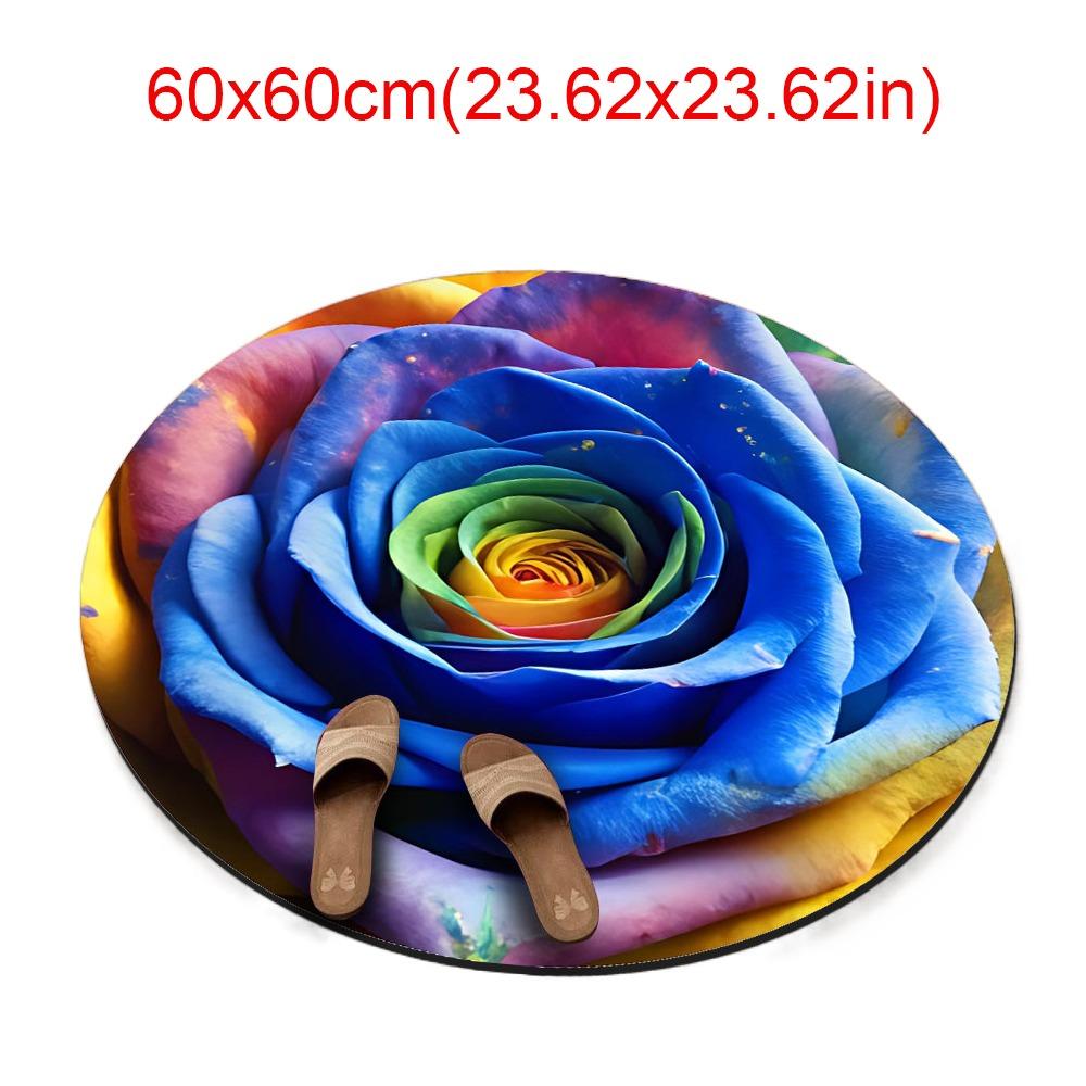 Antypoślizgowa Mata Podłogowa Piwonia Mata Podłogowa Łazienkowa o Specjalnym Kształcie do Salonu Stolik Herbaciany Przyłóżkowa