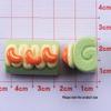 Fruit Towel Roll Play Food Charms: Handmade Resin Cartoon Accessories for DIY Crafts