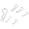 150 Pcs 6 Sizes Cotter Pins Assortment Kit Stainless Steel Split Cotter Pin  Lock Systems