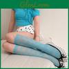 Dainty Floral Mesh Knee High Socks For Women With Breathable Elastic Summer Wear