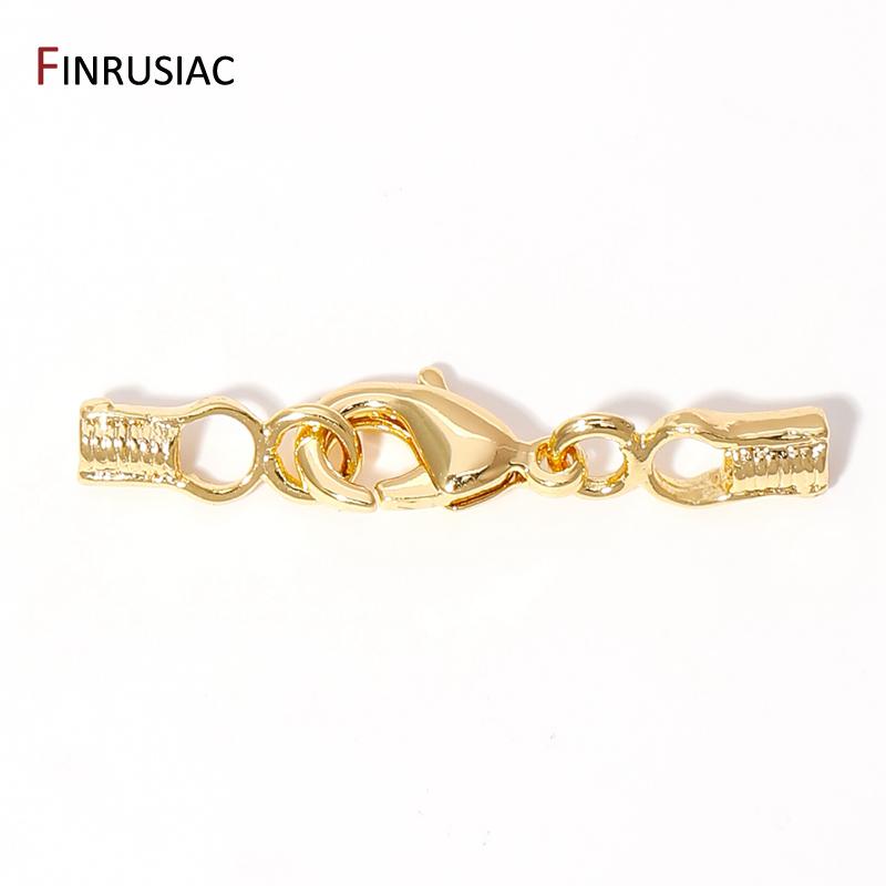 18K Gold Plated Brass Lobster Clasps Connector,Clasps For Jewelry,DIY Bracelet Jewelry Making Accessories