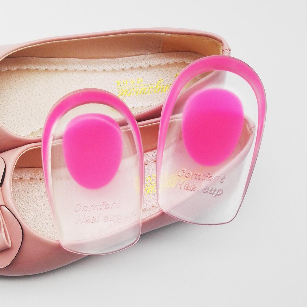 

Утолщенные силиконовые пяточные подкладки - U-образные, амортизирующие, противоскользящие, невидимые стельки для увеличения роста.