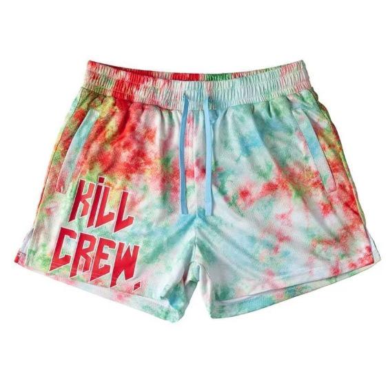 

Чоловічі американські модні вуличні баскетбольні шорти - Швидкосохнучі, дихаючі, вільний крій, повсякденні літні штани для бігу 2XL