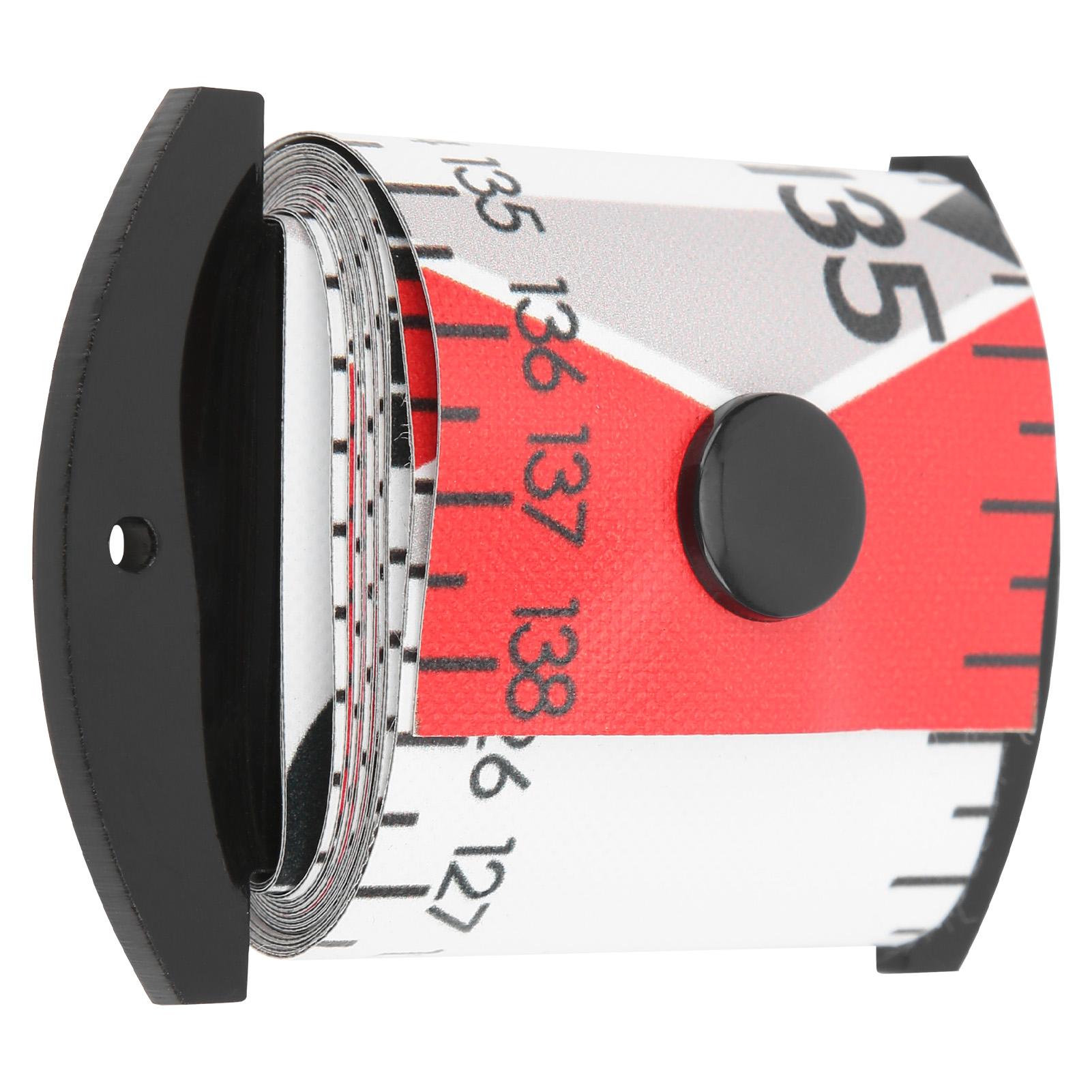 138x5см Рыболовная измерительная линейка Рыболовная измерительная лента Водонепроницаемый инструмент для измерения рыбалкиКрасный