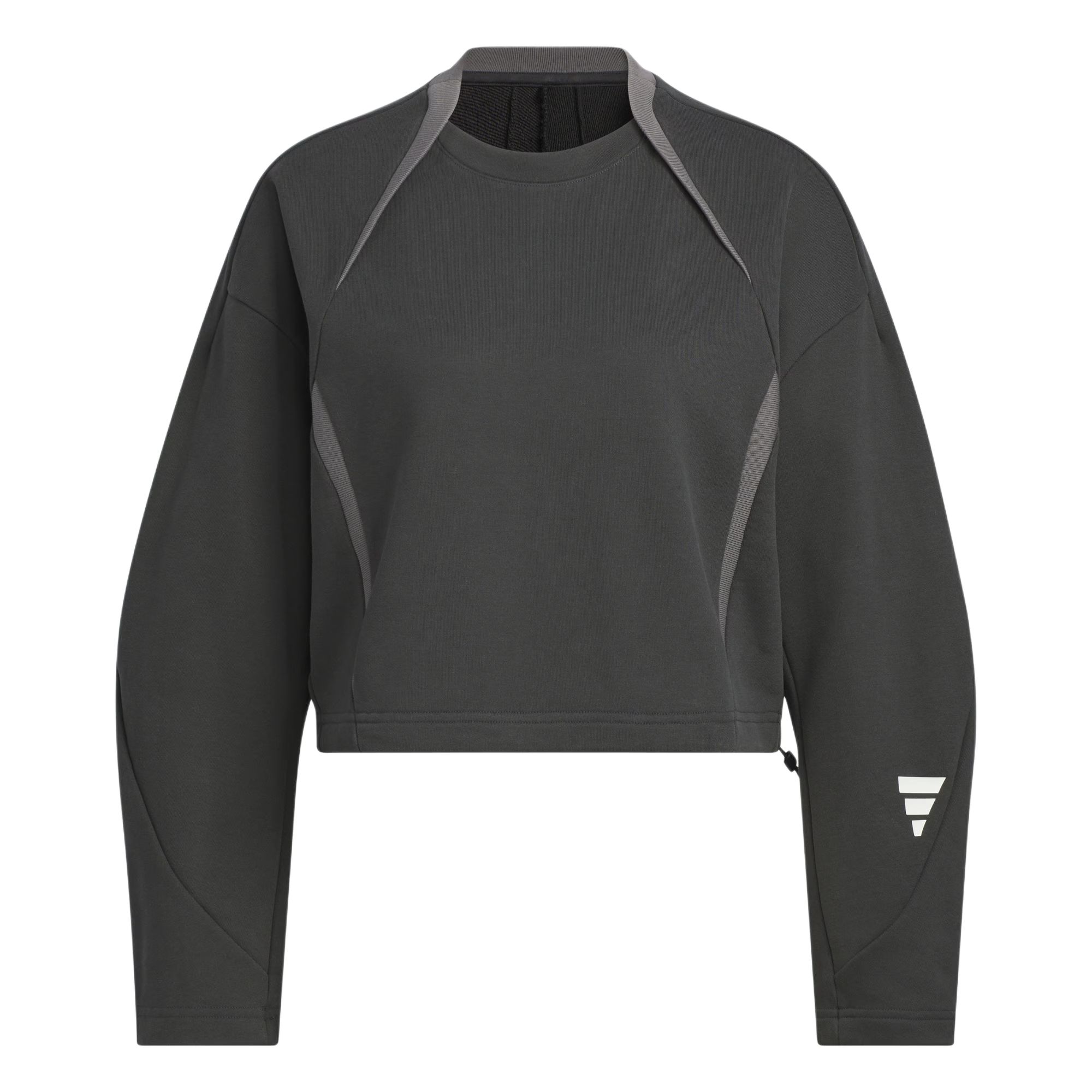 Adidas neo Cropped Crew Sweatshirt Women Black JM4275 S