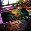 The Jungle Book Mouse Pad RGB Gaming Mouse Pad Desk Mat HD Gamer Large LED Light XXL MousePads