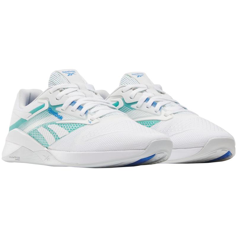 Reebok Women's Nano X4 'White Unleashed Green' Women's Sneakers 100204736