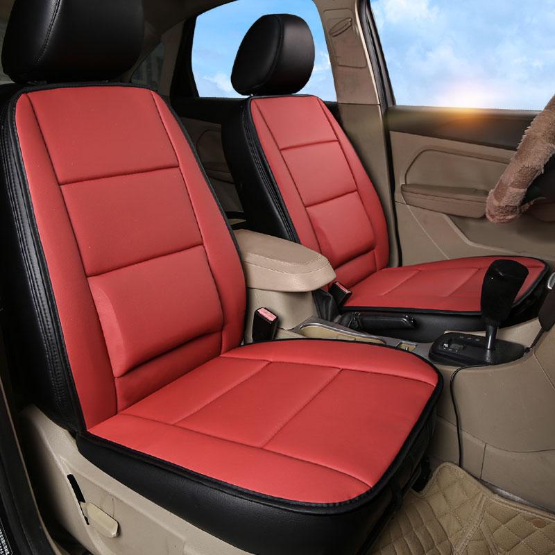 1 ks Integrovaný polštář na přední sedadlo auta Koženka Ochrana sedadla auta Protiskluzový a odolný proti opotřebení Vhodný pro většinu aut