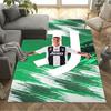 Juventus Football Player Leap Area Rug Design for Outdoor Dormitory Bedrooms Dining Room Antislip Carpet Anime Office Decor