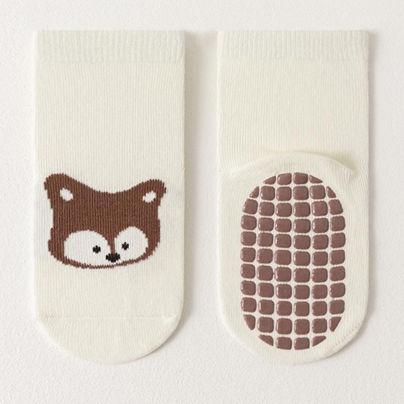 Baby Girls Socks Anti Slip Cotton Print Non-slip Toddler Floor Socks for Boys Cartoon Kids 0-5Years Autumn Winter
