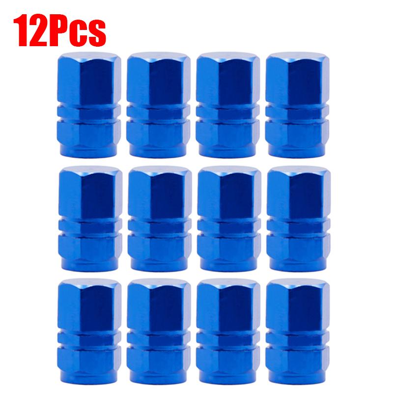 16Pcs Car Wheel Tire Valve Stems Caps Aluminum Tyre Rim Stem Covers Airdust Waterproof for BMW Auto Motorcycle Car Accessories