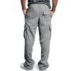 Mens Fleece Joggers Pants Cargo Combat Tracksuit Bottoms Casual Loose Trousers