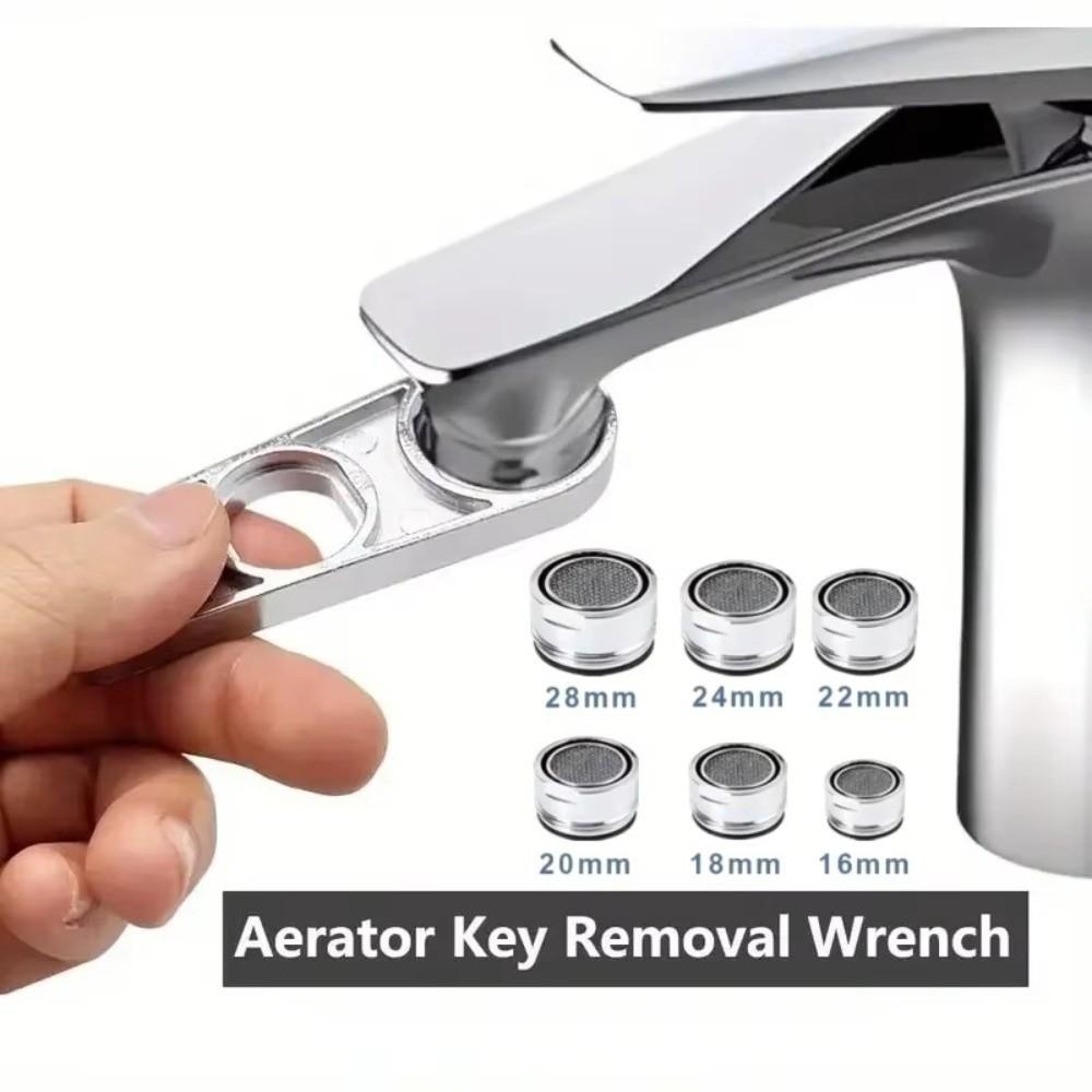 1/2Pcs Dual Function Faucet Bubbler Wrench Alloy Plumbing Tools Kitchen Faucet Maintenance