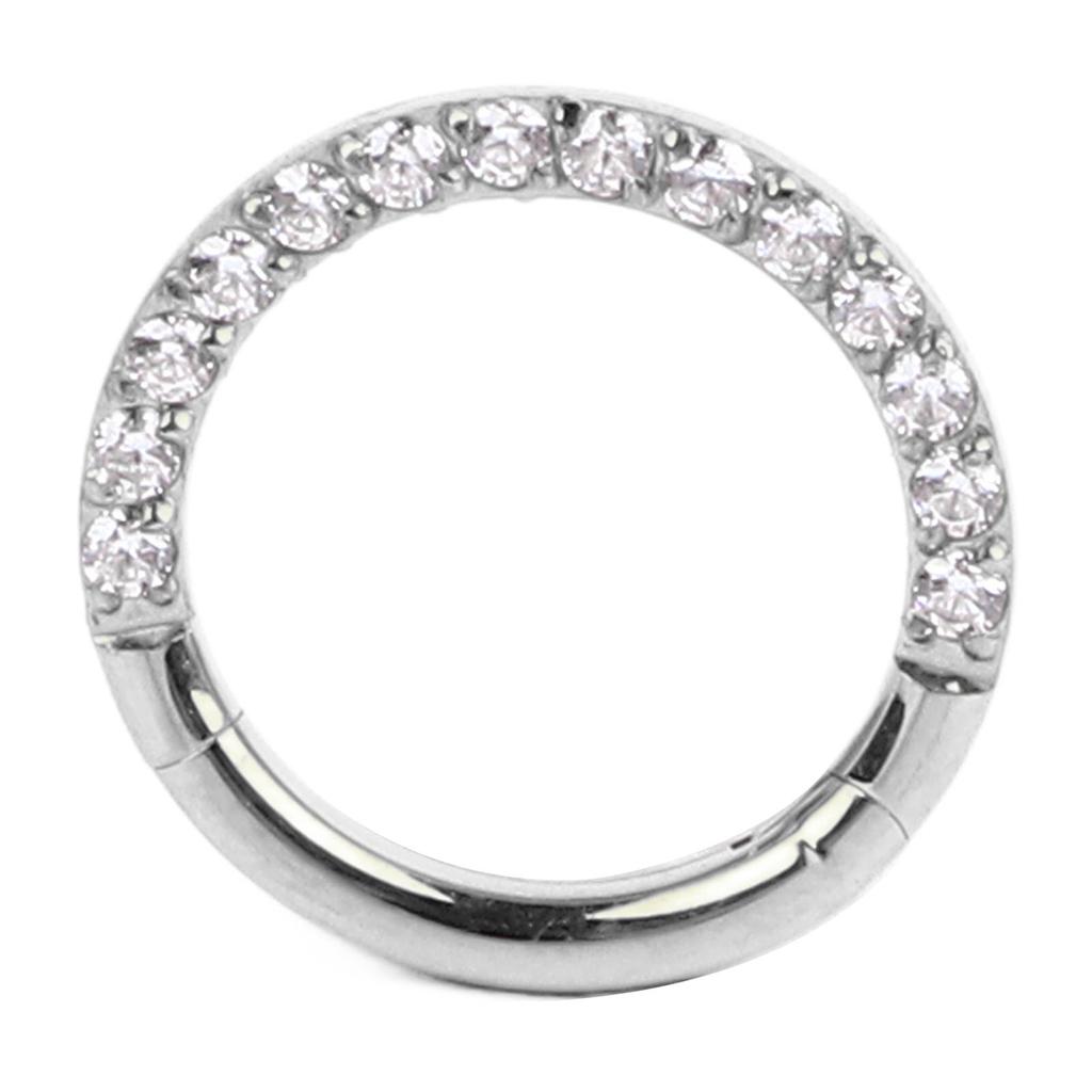 Nose Hoop 3 Piercing Nose Hoop Zirconia Decoration Skin Friendly Exquisite Jewelry