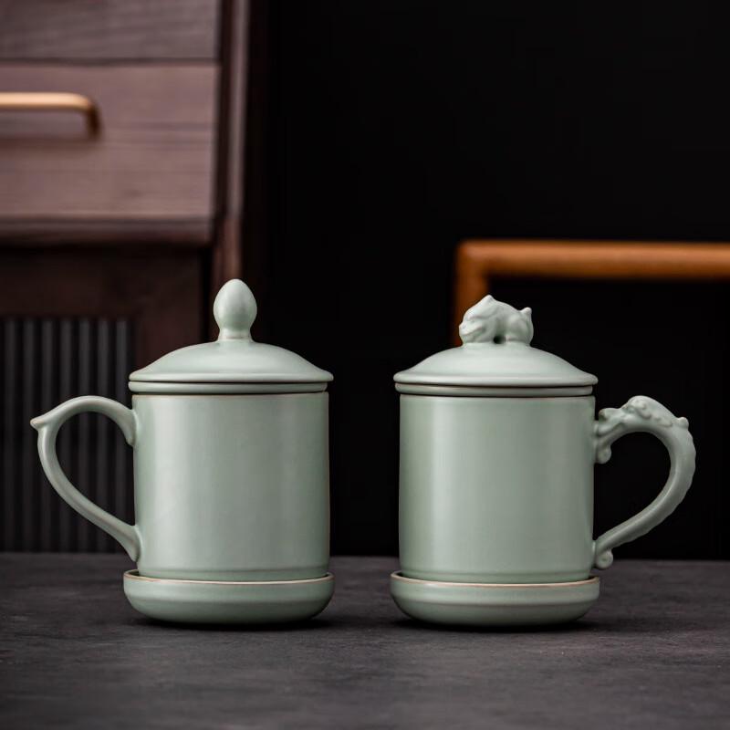 Ru Ware Pixiu Ceramic Tea Cup