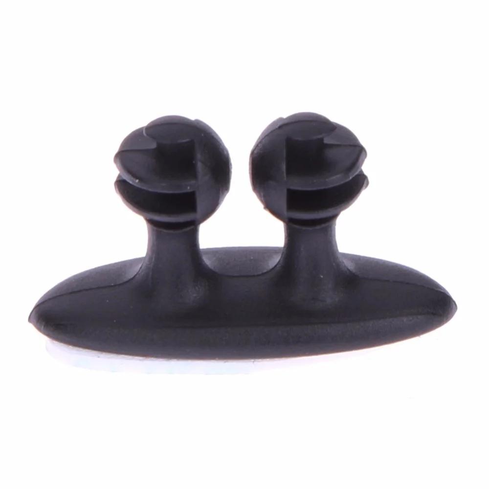 10Pcs/Lot Car Wire Cord Clip Cable Holder Tablet Line Clips Line Fixer Organizer Drop Adhesive USB Cable Car Clip Accessories