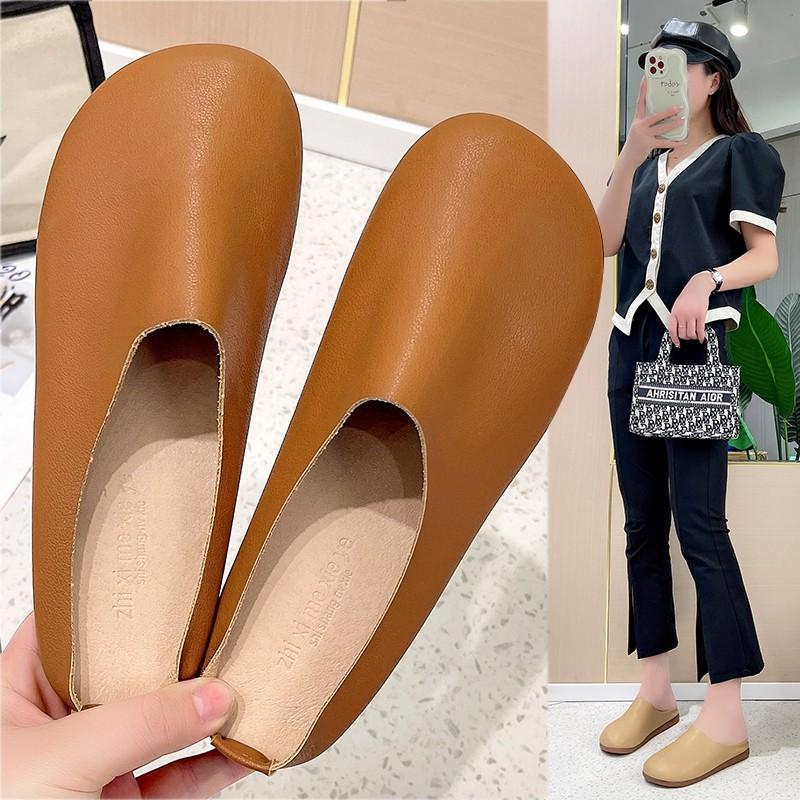 Fashion Women Fashion Flats Slippers Summer New Style Outdoor Non-slip Beach Shoes Lady Casual Flat Shoes Comfort Soft Sole House Slides