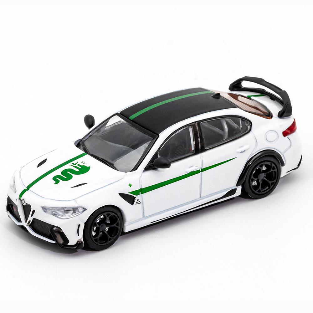 QGDM1 DCT 1/64 Alfa Romeo Giulia GTAm Model Sports Car Vintage Cars Diecast Vehicle Collection Toy for Adults