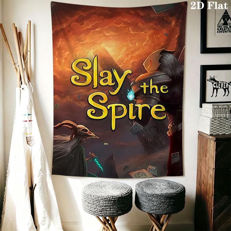 Slay the Spire Wall Hanging Printed Fabric Blanket Decorative Tapestries for Bedroom Living Room Home Decor