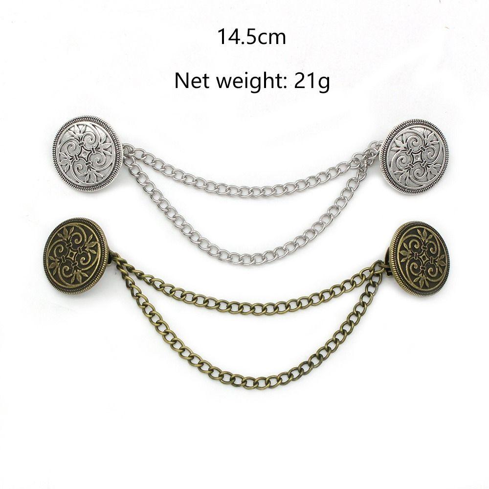 1 Piece Alloy Shawl Clips Decorative Cardigan Clips Vintage Scarf Brooch Pin For Shawl