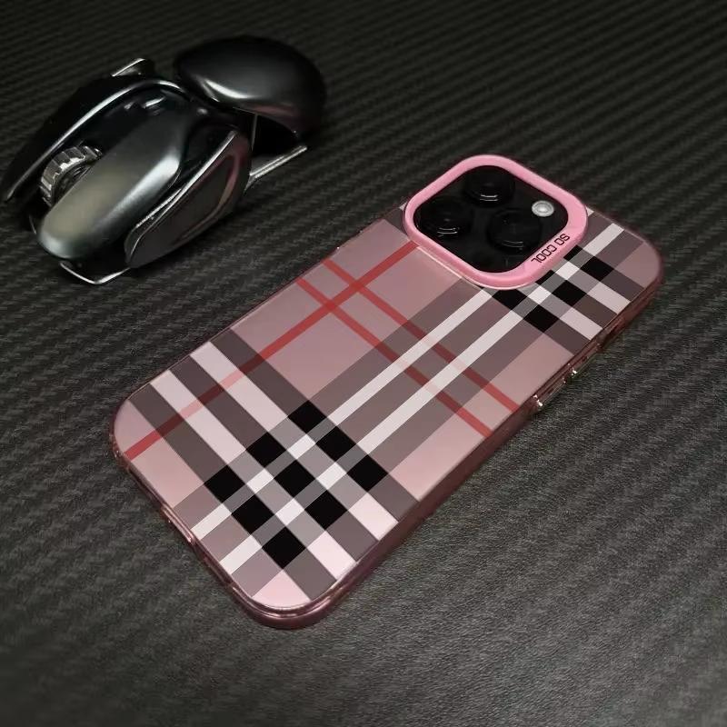 Luxury Classic Check Pattern Phone Case for Samsung Galaxy A17 A07 A16 A06 A35 A55 A25 A34 A24 A26 A04 4G 5G Matte Cover