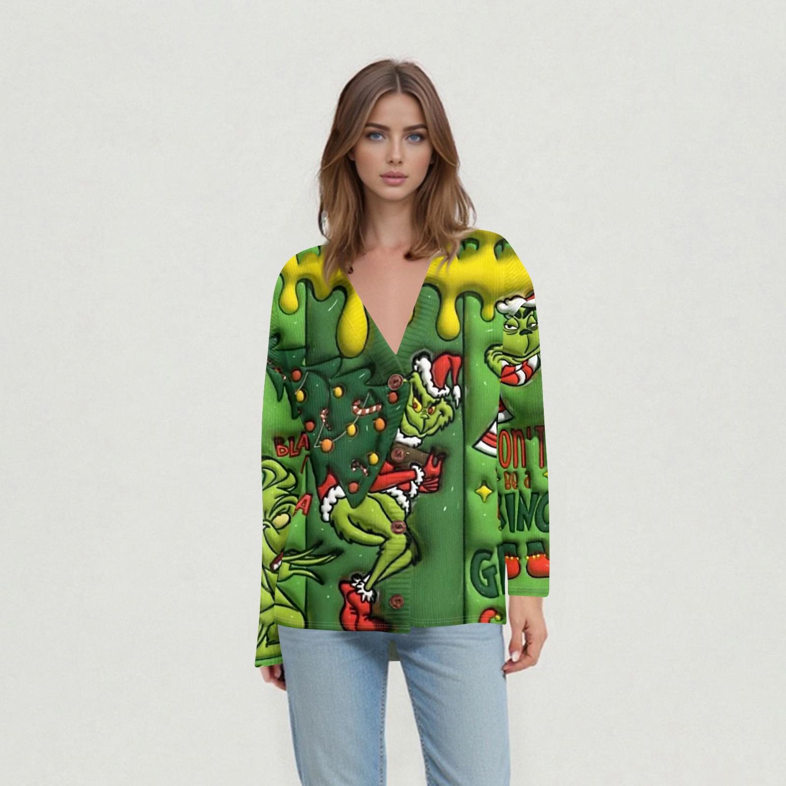 

Женские повседневные топы на каждый день Вязаный кардиган-жакет L